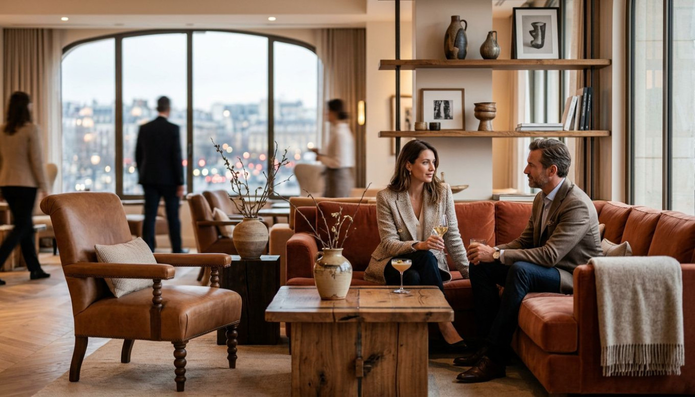 International - Mobilier hotel : quand l’artisanat français donne le ton à l’international