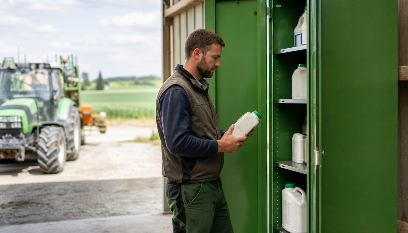 Sécurisez vos récoltes avec l’armoire phytosanitaire, l’indispensable des agriculteurs connectés